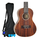 Kit Ukulele Concerto Acústico Su23r Stnt Rosewood Shelby Com