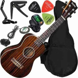 Kit Ukulele Shelby Concerto Elétrico Su23r