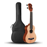 Kit Ukulele Soprano Tagima Acústico 41-k Spruce Com Capa