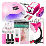 Kit Unhas De Gel Material Para Fazer Alongamento Completo