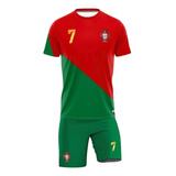 Kit Uniforme Infantil Futebol Camisa E
