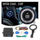 Kit Universal Partida Motor Carro Com Botão Start Stop Rfid