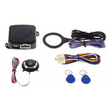 Kit Universal Partida Motor Carro Com Botão Start Stop Rfid