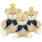 Kit Urso Ursinho Para Nicho Pelucia Principe Realeza