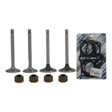 Kit Válvula Admissão Escape Retentores Junta Suzuki Gs 500