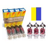 Kit Válvulas: Quarteto Casado El84 + Três 12ax7 Jj Tesla