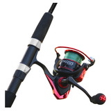 Kit Vara De Pesca 1,80m + Molinete 4000 Carretel Alumínio
