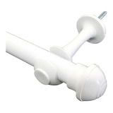 Kit Varão Simples 2m Varal Para Cortina 19mm Varias Cores
