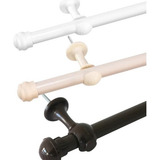 Kit Varão Simples 3,2 Metros Varal Bastão P Cortina 19m 