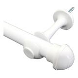 Kit Varão Simples 3mts Varal Para Cortina 19mm Varias Cores