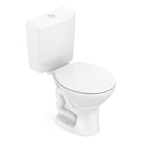 Kit Vaso Sanitário Com Caixa Acoplada E Assento Saveiro Wt
