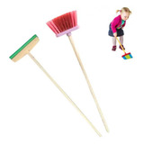 Kit Vassourinha E Rodo Infantil Brincando De Limpeza Kids