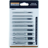 Kit Vazador Furador 2,5 A 10mm 9 Peças Starfer