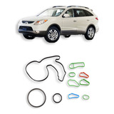Kit Vedadores De Borracha Tampa Frontal Vera Cruz 3.8 24v V6