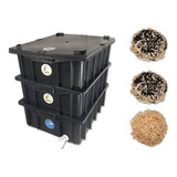 Kit Vegano - Composteira Doméstica Minhocário - 15 Litros