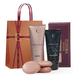 Kit Velvet Cristal Eudora Sh. Cond. Sabonetes Para Presente