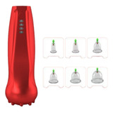 Kit Ventosaterapia Elétrica Vácuo Massageadora Guasha C/óleo