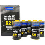 Kit Verniz C21 Alto Sólidos 2k + 454 + Brinde Copo Catalise