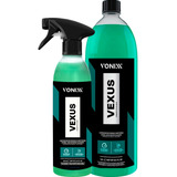 Kit Vexus 1,5l Vonixx Limpador Rodas Motor Carro Moto 500ml