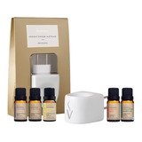 Kit Via Aroma Difusor Elétrico Porcelana