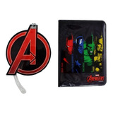 Kit Viagem Passaporte Tag -marvel Avengers(