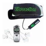 Kit Vibroaction Cinta + Aparelho Massageador Com Eletrodos