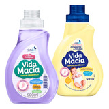 Kit Vida Macia Sabão Líquido 500ml E Amaciante 500ml