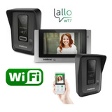 Kit Video Porteiro Sem Fio Wi-fi Intelbras Allo Wt7 App