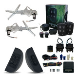 Kit Vidro Eletrico Celta 4 Portas Dianteira Trava + Positron