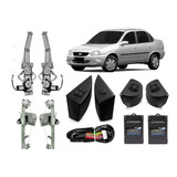 Kit Vidro Eletrico Corsa Classic 4 Portas Completo + Trava