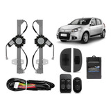 Kit Vidro Eletrico Sandero 2011 2012 4 Pts Diant Sensorizado