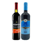 Kit Vinho Suave Pérola + Bella Aurora 750ml - São Roque/sp