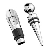 Kit Vinho Tampa Garrafa Funil Dosador Inox Aerador Decanter