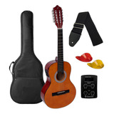 Kit Viola Caipira Giannini Elétrica Vs-14 Eq Ns + Acessórios