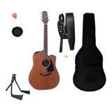 Kit Violão Takamine Folk Gd11 Mce + Correia + Bag + G6+anti