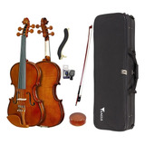Kit Violino Eagle Ve441 4/4 Tradicional Envernizado C Estojo