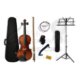 Kit Violino Fosco 4/4 Case Espaleira