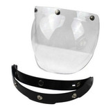 Kit Viseira Bolha Capacete Bubble Custom Old School Moto