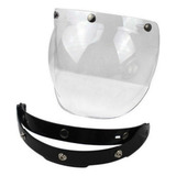 Kit Viseira Bolha Capacete Bubble Custom Old School Moto