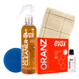 Kit Vitrificador Banco De Couro Oranz Evox + Leather Cleaner