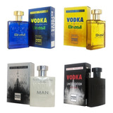 Kit Vodka Brasil Amarelo + Vodka Brasil Azul + Vodka Man + Vodka Limited 100ml