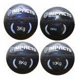 Kit Wall Ball 3 6 8 E 10kg Impacto Fit Crossfit - Funcional