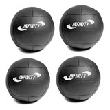 Kit Wall Ball 4 6 8 E 10kg Fitness Cros E Funcional Couro