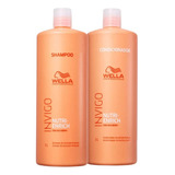Kit Wella Invigo Nutri Enrich Shampoo 1l + Condicionador 1l