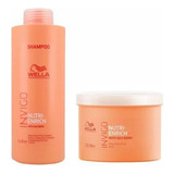 Kit Wella Invigo Nutri-enrich - (shampoo 1l + Máscara 500ml)