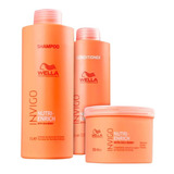 Kit Wella Nutri Enrich Shampoo E Condic. 1l + Máscara 500ml