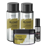 Kit Wess Blond Sh 250ml+cond 250ml+mask
