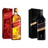 Kit Whisky Johnnie Walker - Red Label + Double Black 1l