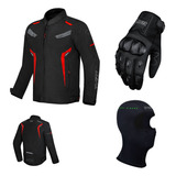 Kit X11 Jaqueta One Sport Luva Blackout 2 Balaclava Climate1