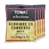 Kit X5 Gengibre Em Conserva Gari Globo 1kg